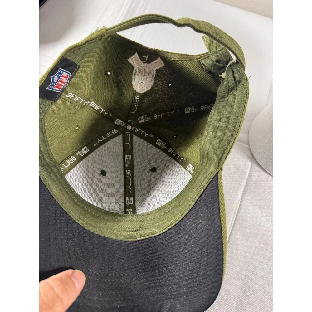 New Era New Orleans Saints NFL Salute to Service Olive Green 9FIFTY Snapback Hat
